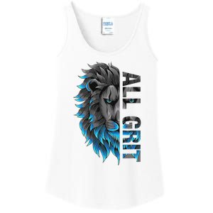 All Grit Retro Lion Lover Ladies Essential Tank