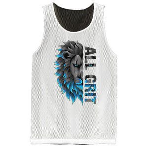 All Grit Retro Lion Lover Mesh Reversible Basketball Jersey Tank