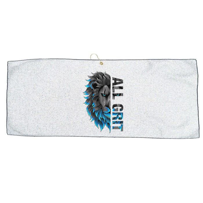 All Grit Retro Lion Lover Large Microfiber Waffle Golf Towel