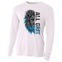 All Grit Retro Lion Lover Cooling Performance Long Sleeve Crew