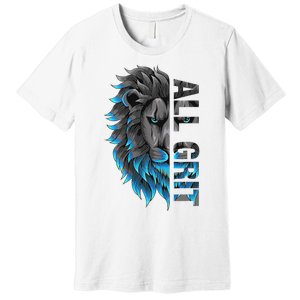 All Grit Retro Lion Lover Premium T-Shirt