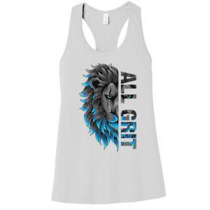 All Grit Retro Lion Lover Women's Racerback Tank