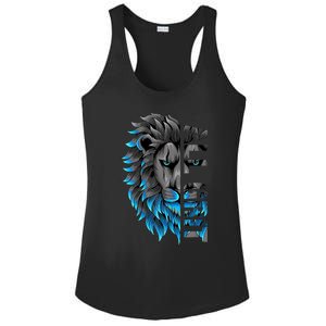 All Grit Retro Lion Lover Ladies PosiCharge Competitor Racerback Tank