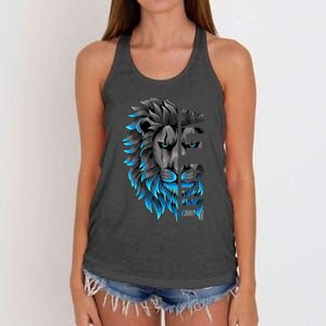 All Grit Retro Lion Lover Women's Knotted Racerback Tank