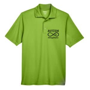 Autism Gift Red Instead Inifinity Gift Acceptance Cute Gift Men's Origin Performance Pique Polo