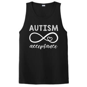 Autism Gift Red Instead Inifinity Gift Acceptance Cute Gift PosiCharge Competitor Tank