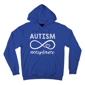 Autism Gift Red Instead Inifinity Gift Acceptance Cute Gift Hoodie