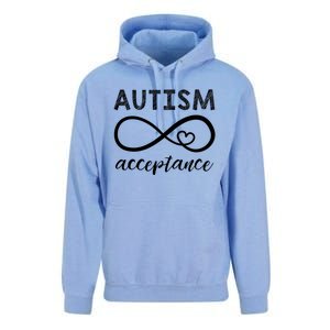 Autism Gift Red Instead Inifinity Gift Acceptance Cute Gift Unisex Surf Hoodie