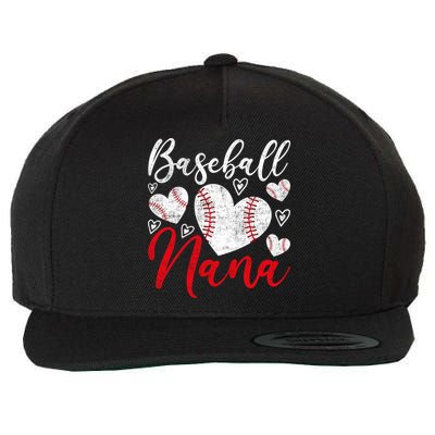 American Game Retired Baseball Nana Grandmother Baseball Wool Snapback Cap