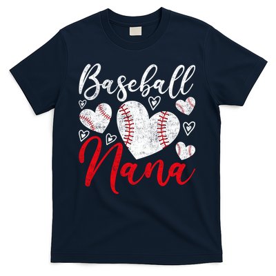 American Game Retired Baseball Nana Grandmother Baseball T-Shirt
