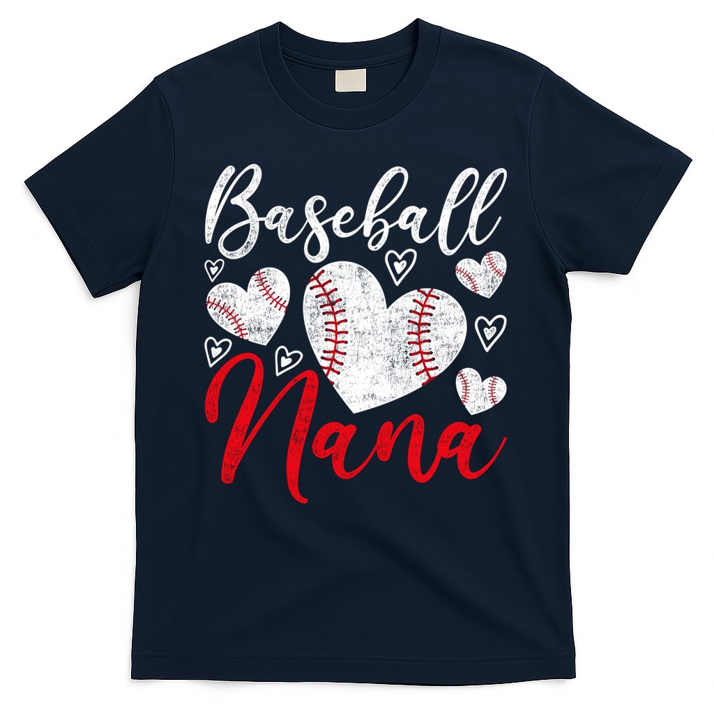 American Game Retired Baseball Nana Grandmother Baseball T-Shirt