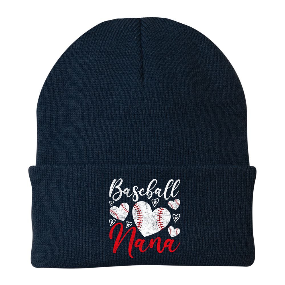 American Game Retired Baseball Nana Grandmother Baseball Beanie