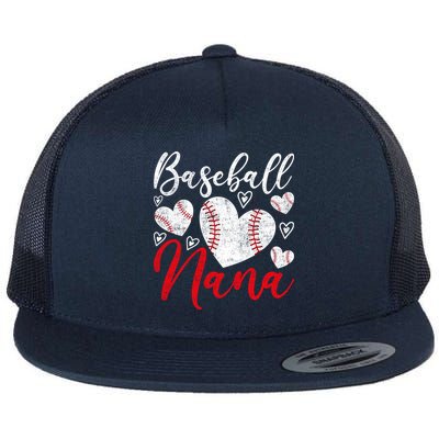 American Game Retired Baseball Nana Grandmother Baseball Flat Bill Trucker Hat