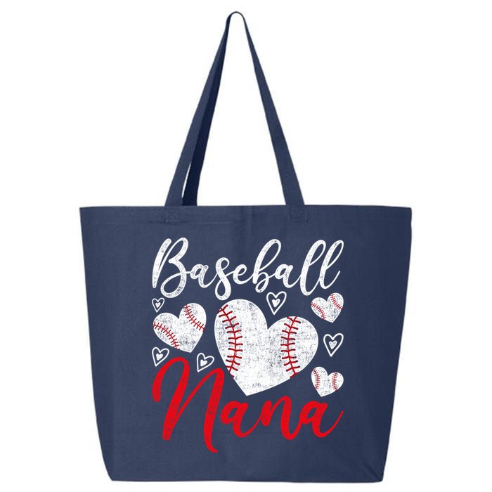 American Game Retired Baseball Nana Grandmother Baseball 25L Jumbo Tote