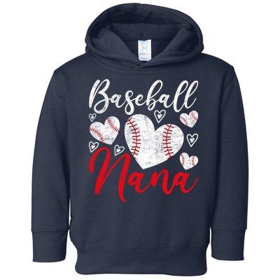 American Game Retired Baseball Nana Grandmother Baseball Toddler Hoodie