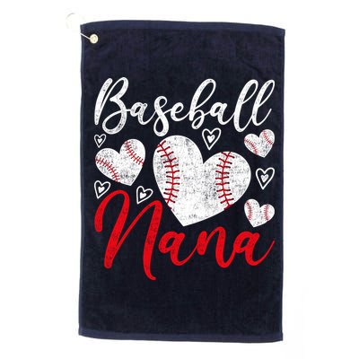 American Game Retired Baseball Nana Grandmother Baseball Golf Towel