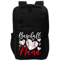 American Game Retired Baseball Nana Grandmother Baseball Mother's Day Impact Tech Backpack