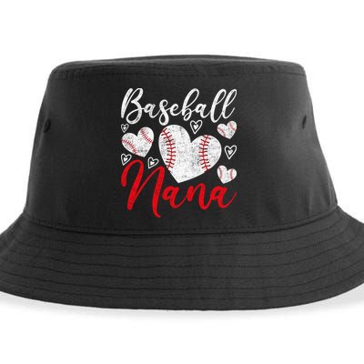 American Game Retired Baseball Nana Grandmother Baseball Mother's Day Sustainable Bucket Hat