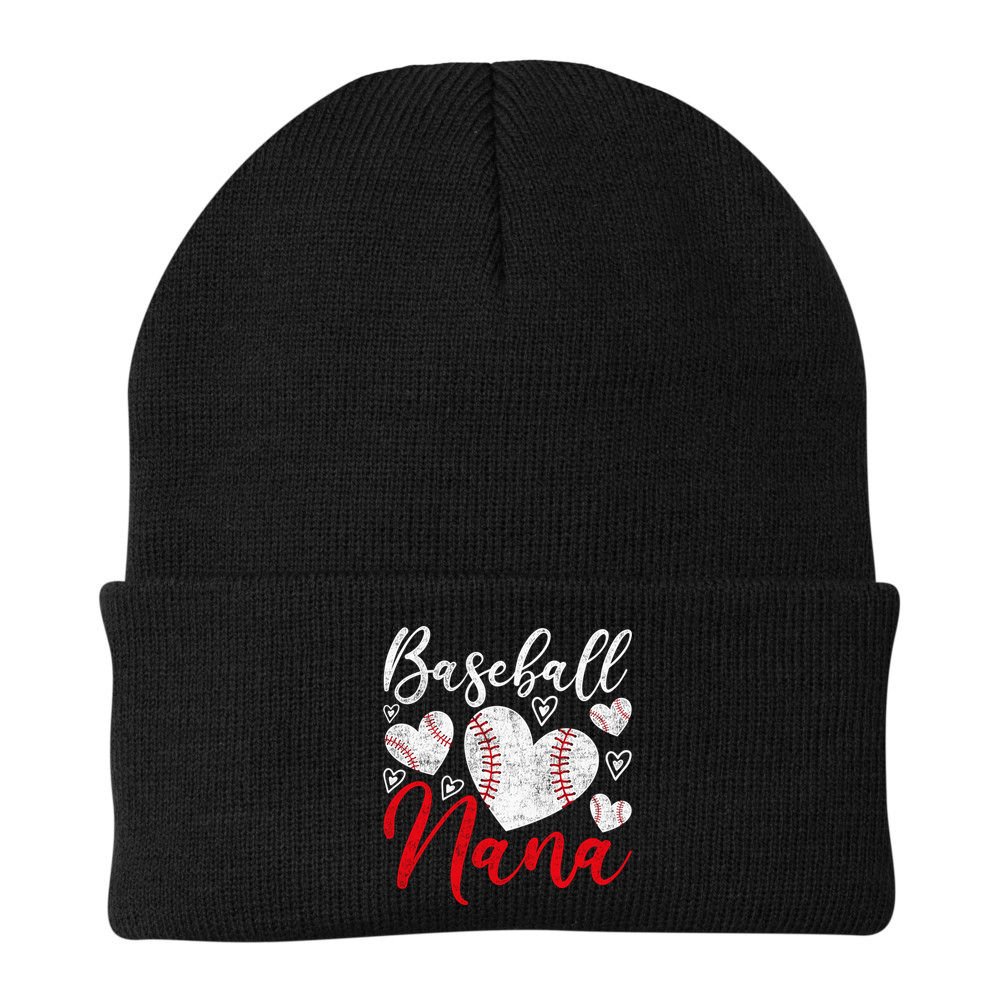 American Game Retired Baseball Nana Grandmother Baseball Mother's Day Beanie