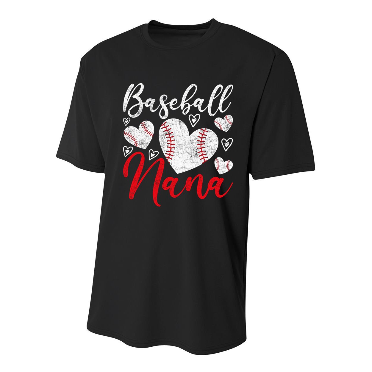 American Game Retired Baseball Nana Grandmother Baseball Mother's Day Youth Performance Sprint T-Shirt