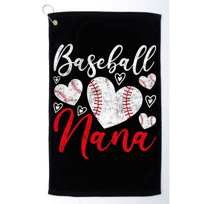 American Game Retired Baseball Nana Grandmother Baseball Mother's Day Golf Towel
