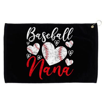 American Game Retired Baseball Nana Grandmother Baseball Mother's Day Grommeted Golf Towel