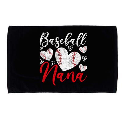 American Game Retired Baseball Nana Grandmother Baseball Mother's Day Microfiber Hand Towel