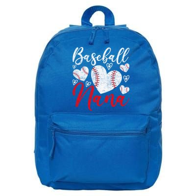 American Game Retired Baseball Nana Grandmother Baseball Mother's Day 16 in Basic Backpack