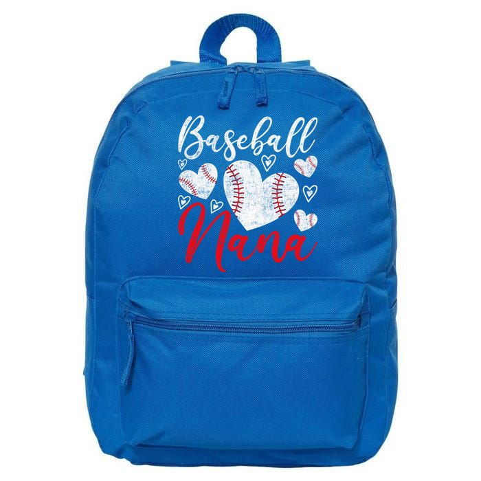 American Game Retired Baseball Nana Grandmother Baseball Mother's Day 16 in Basic Backpack