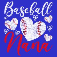 American Game Retired Baseball Nana Grandmother Baseball Mother's Day 16 in Basic Backpack