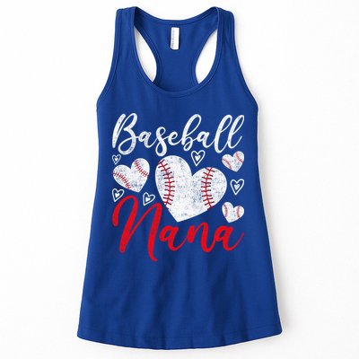 American Game Retired Baseball Nana Grandmother Baseball Mother's Day Womens Tank Top