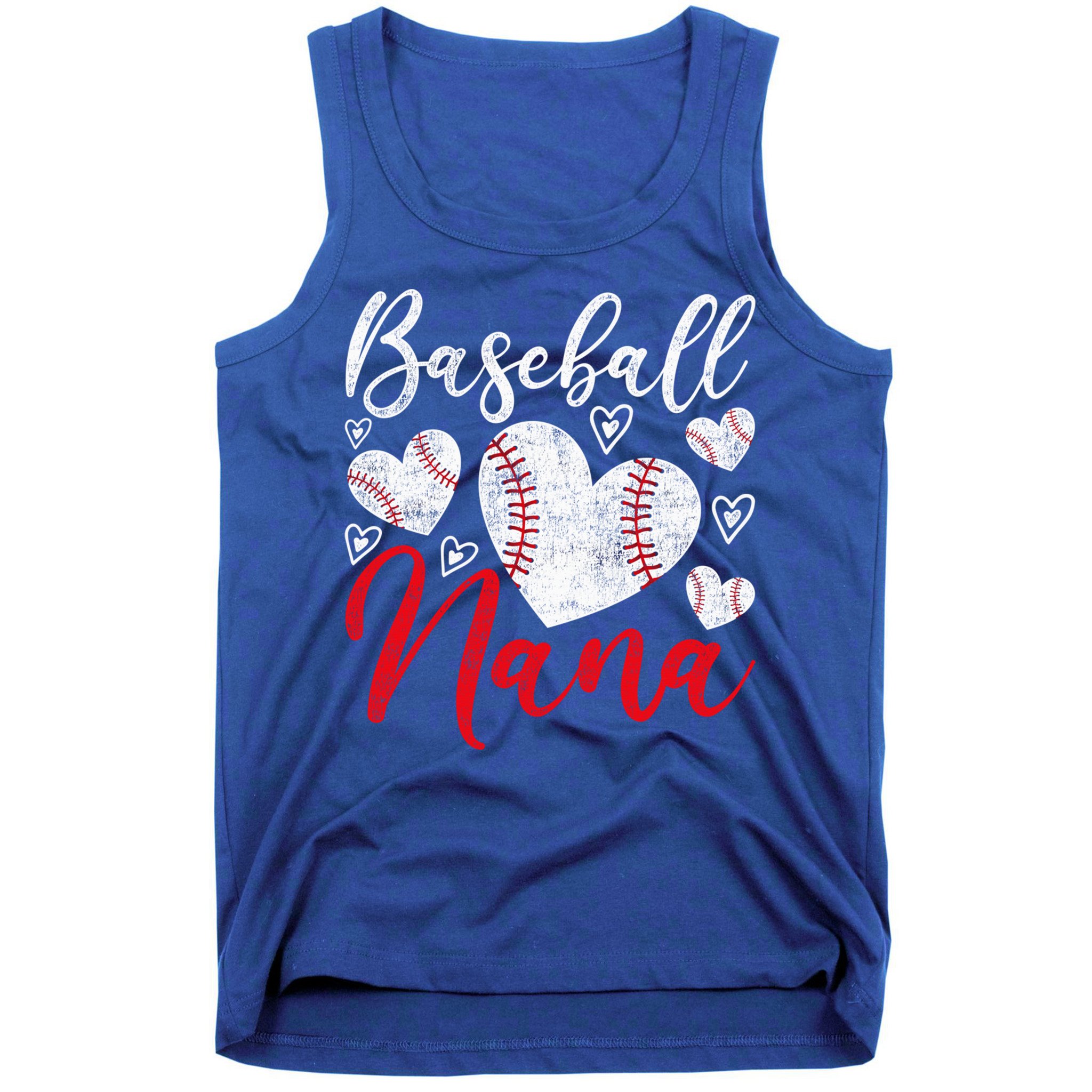American Game Retired Baseball Nana Grandmother Baseball Mother's Day Tank Top