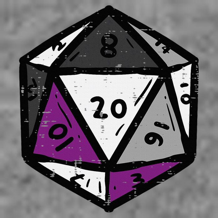 Asexual Gamer Rpg Dice Ace Pride Flag Lgbtq 7-Panel Snapback Hat