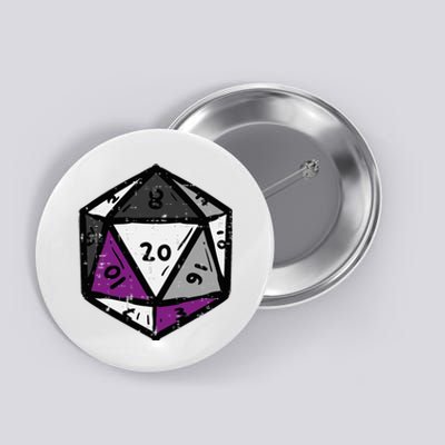 Asexual Gamer Rpg Dice Ace Pride Flag Lgbtq Button