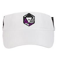 Asexual Gamer Rpg Dice Ace Pride Flag Lgbtq Adult Drive Performance Visor