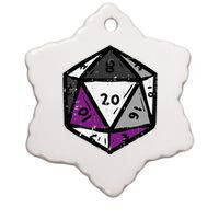 Asexual Gamer Rpg Dice Ace Pride Flag Lgbtq Ceramic Star Ornament