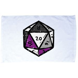 Asexual Gamer Rpg Dice Ace Pride Flag Lgbtq Microfiber Hand Towel