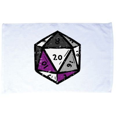 Asexual Gamer Rpg Dice Ace Pride Flag Lgbtq Microfiber Hand Towel