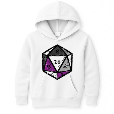 Asexual Gamer Rpg Dice Ace Pride Flag Lgbtq Kids Hoodie