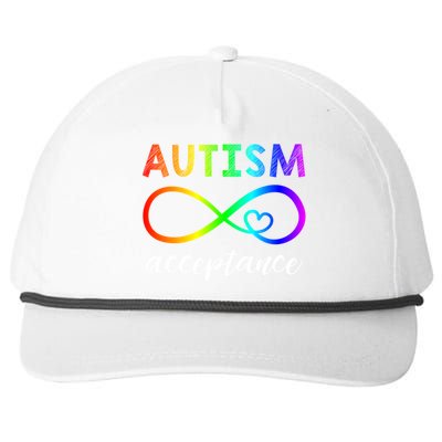 Autism Gift Red Instead Inifinity Gift Acceptance Meaningful Gift Snapback Five-Panel Rope Hat