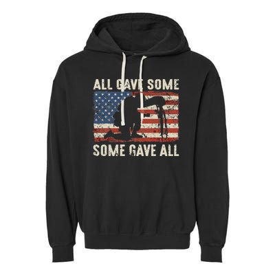 All Gave Some Some Gave All Garment-Dyed Fleece Hoodie