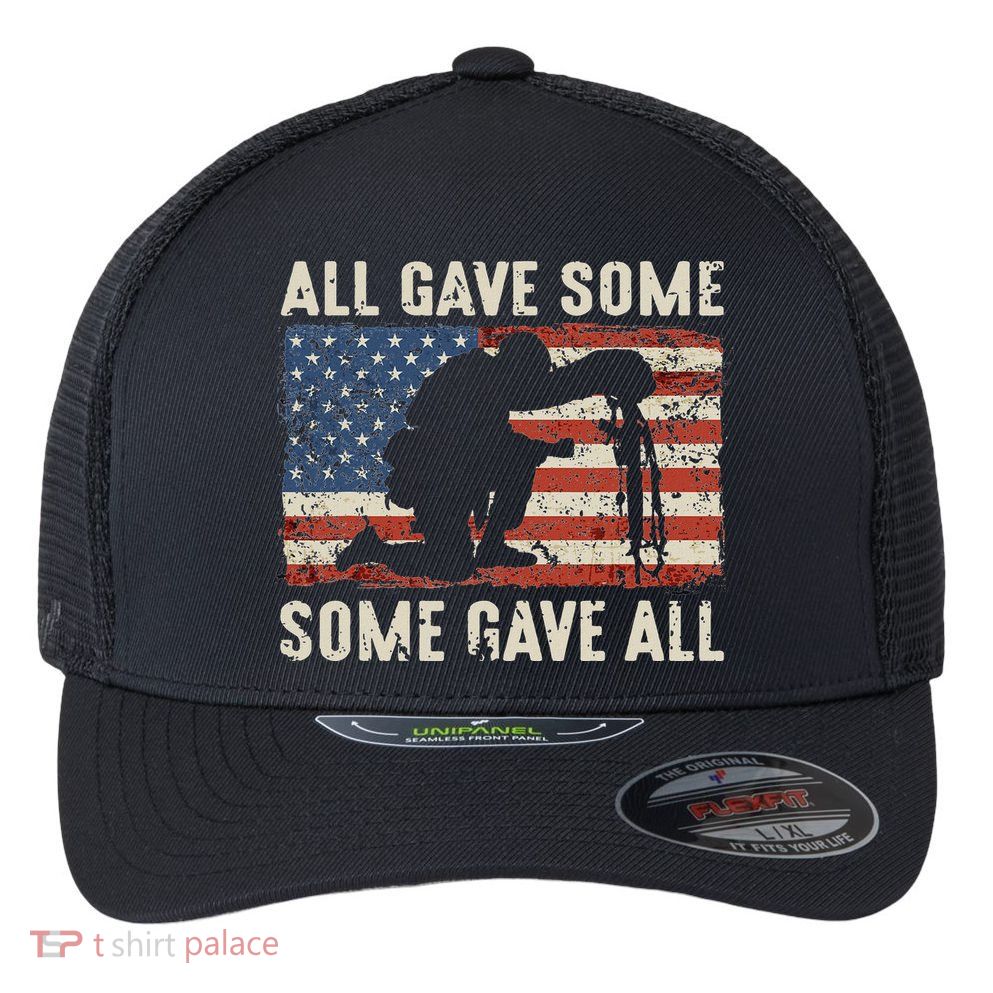 All Gave Some Some Gave All Flexfit Unipanel Trucker Cap