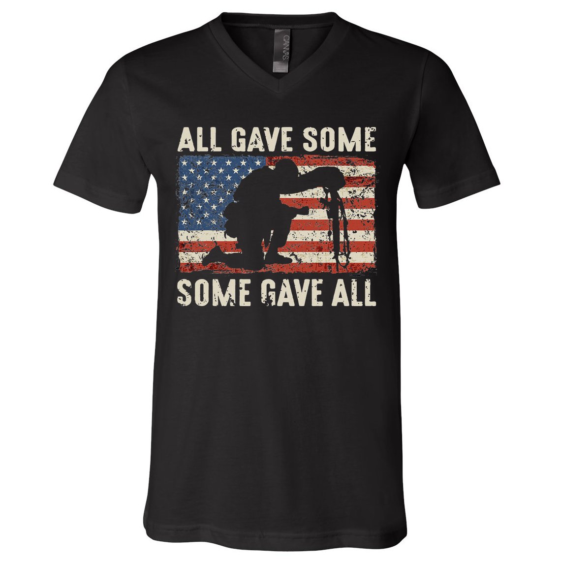 All Gave Some Some Gave All V-Neck T-Shirt