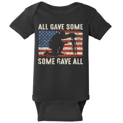 All Gave Some Some Gave All Baby Bodysuit