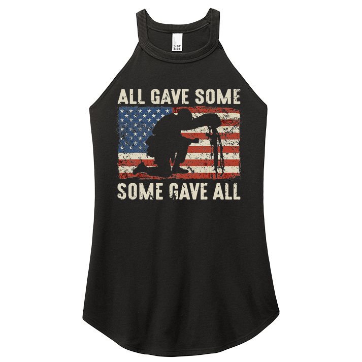 All Gave Some Some Gave All Women's Perfect Tri Rocker Tank