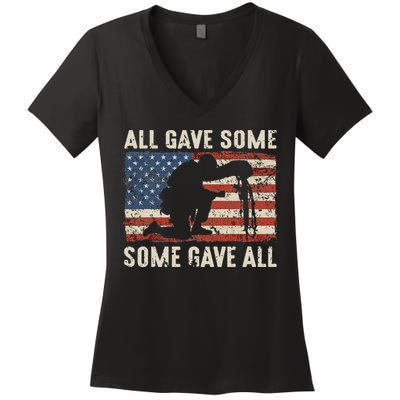 All Gave Some Some Gave All Women's V-Neck T-Shirt