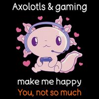 Axolotl Gamer Shirt Funny Video Gaming Sarcastic Axolotl  Cooling Performance Crew T-Shirt