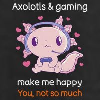 Axolotl Gamer Shirt Funny Video Gaming Sarcastic Axolotl  Adult Drive Performance Visor