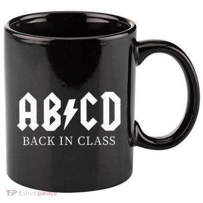 Abcd Back In Class 11oz C Handle Ceramic Mug