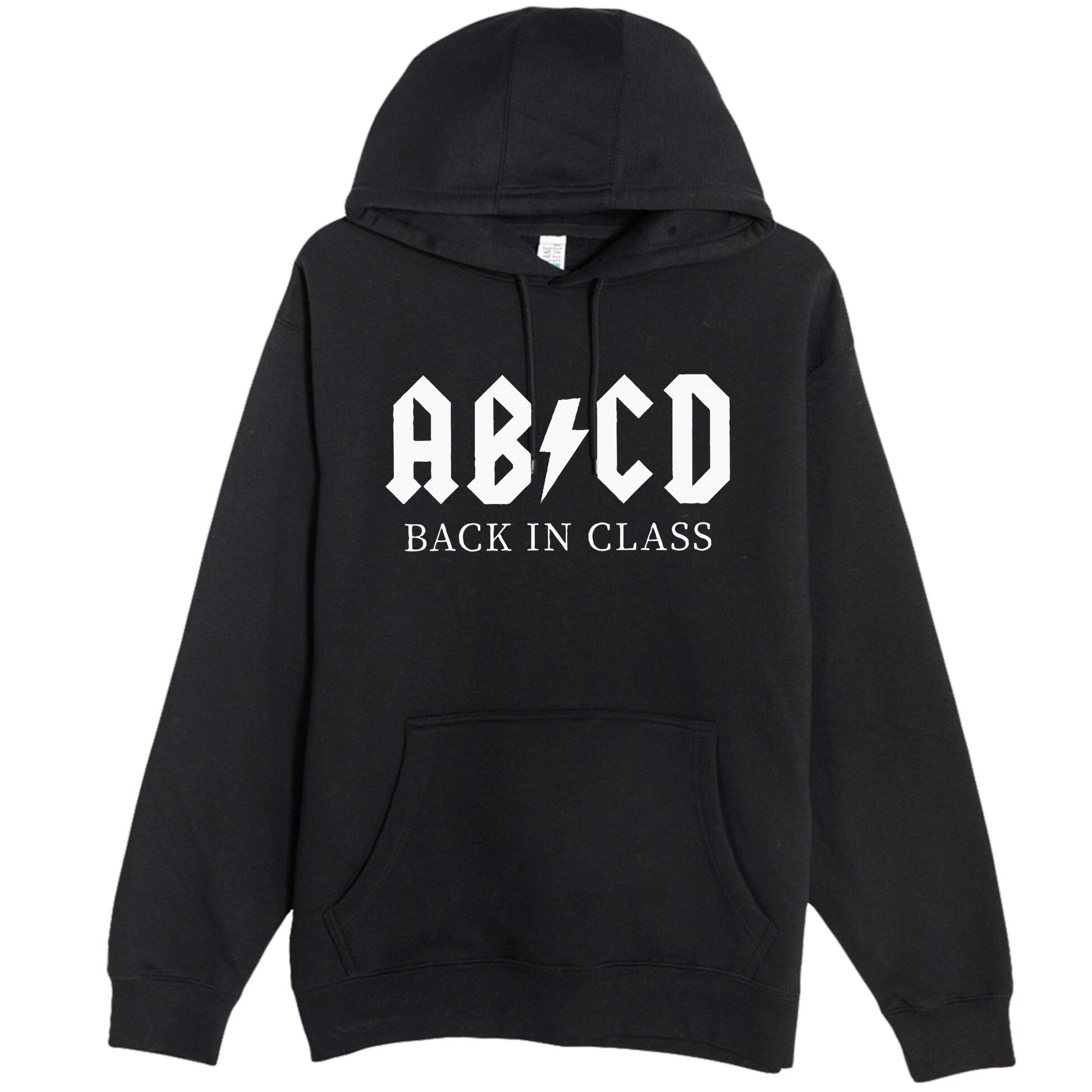 Abcd Back In Class Premium Pullover Hoodie